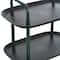 Hello Honey® Main + Mesa™ 2-Tier Modern Plastic and Metal Trolley